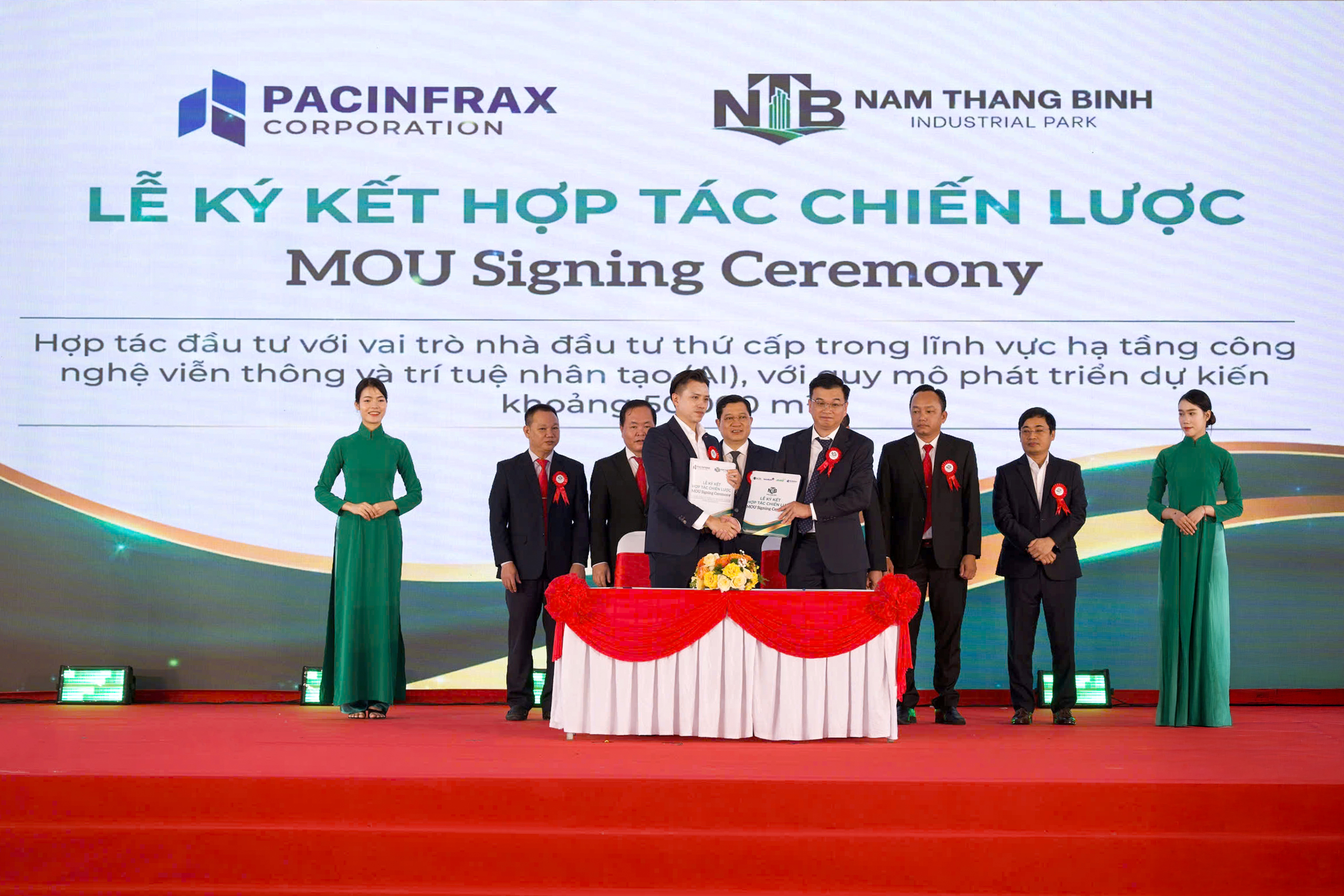 Ký kết hợp tác PacinfraX