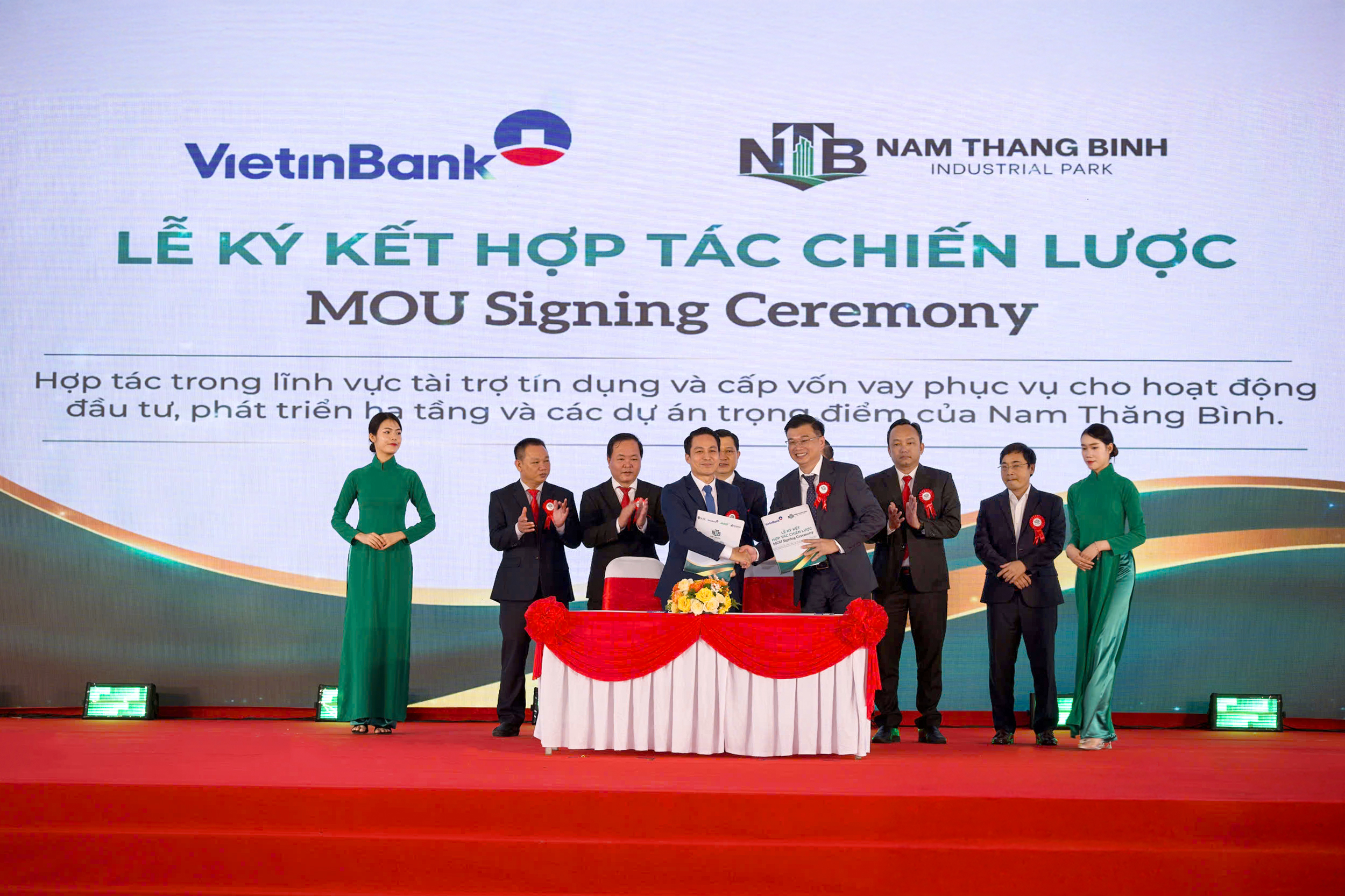 Ký kết hợp tác Vietin Bank