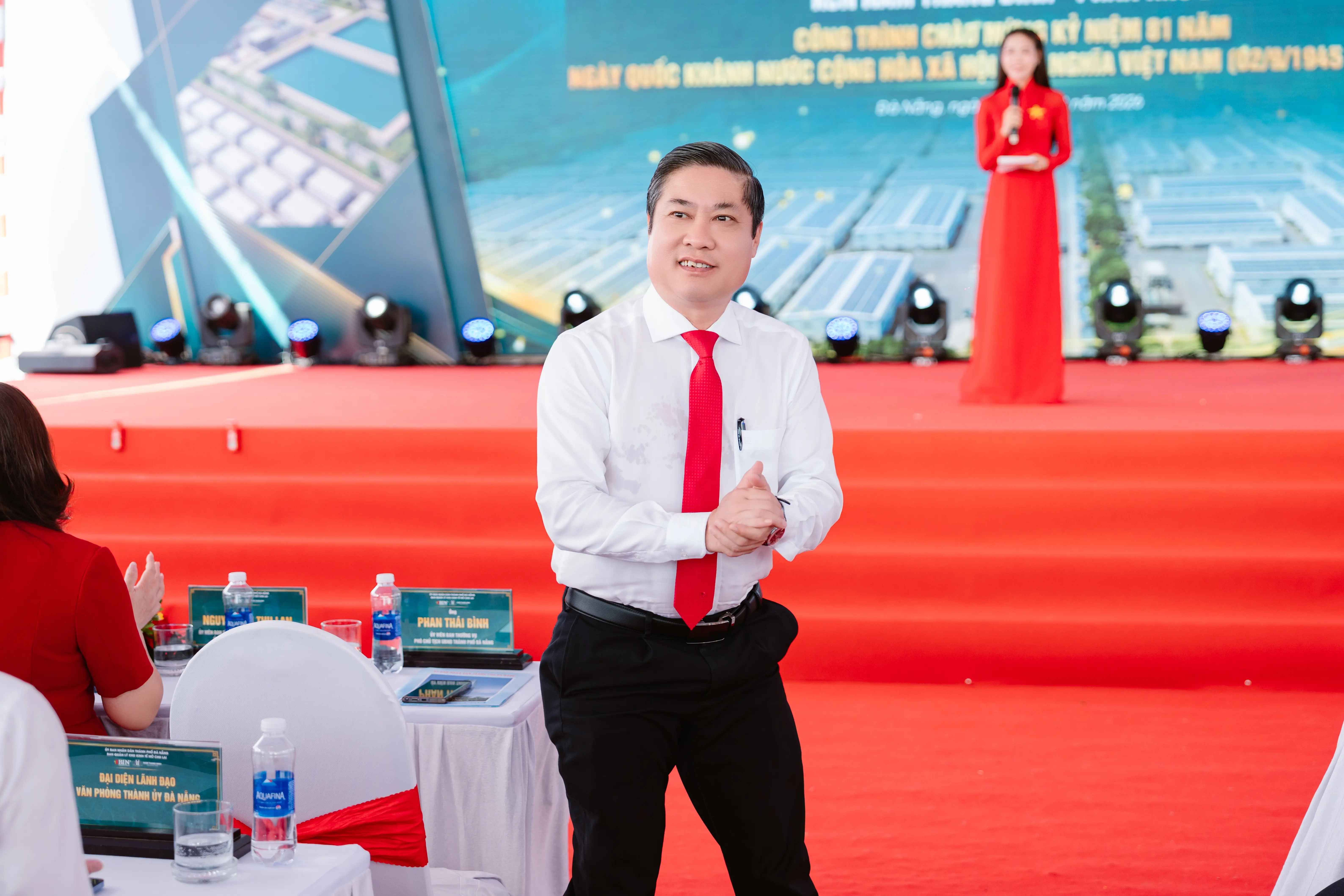 Phó Chủ tịch UBND thành phố Phan Thái Bình dự Lễ khởi công