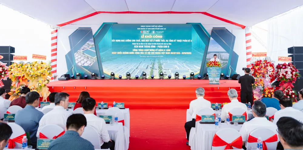 Overview of the Groundbreaking Ceremony for the construction of Factories for Lease, a Wastewater Treatment Plant, and Phase 2 Technical Infrastructure Overview of the Groundbreaking Ceremony for the construction of Factories for Lease, a Wastewater Treatment Plant, and Phase 2 Technical Infrastructure